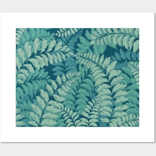 Beautiful tropical leaves pattern Posters and Art